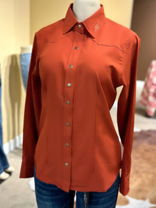 CC Signature Rustic Orange Long Sleeve Shirt