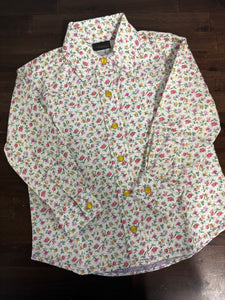 CC Western Girls Flower Shirt