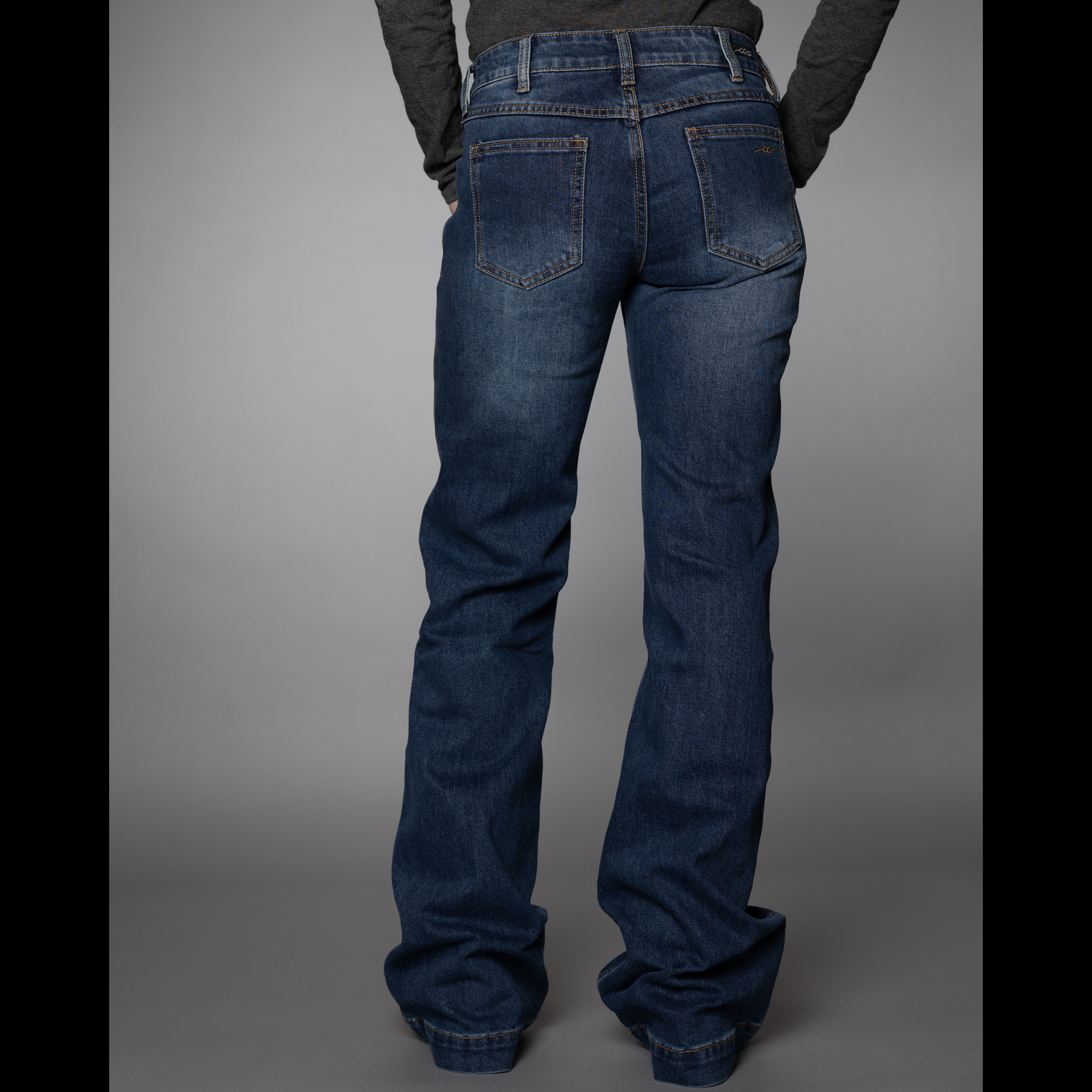 CC Magie Mid Rise Trouser Jean Dark Wash