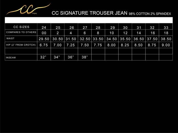 CC Signature Series Trouser Jeans-Dark Wash