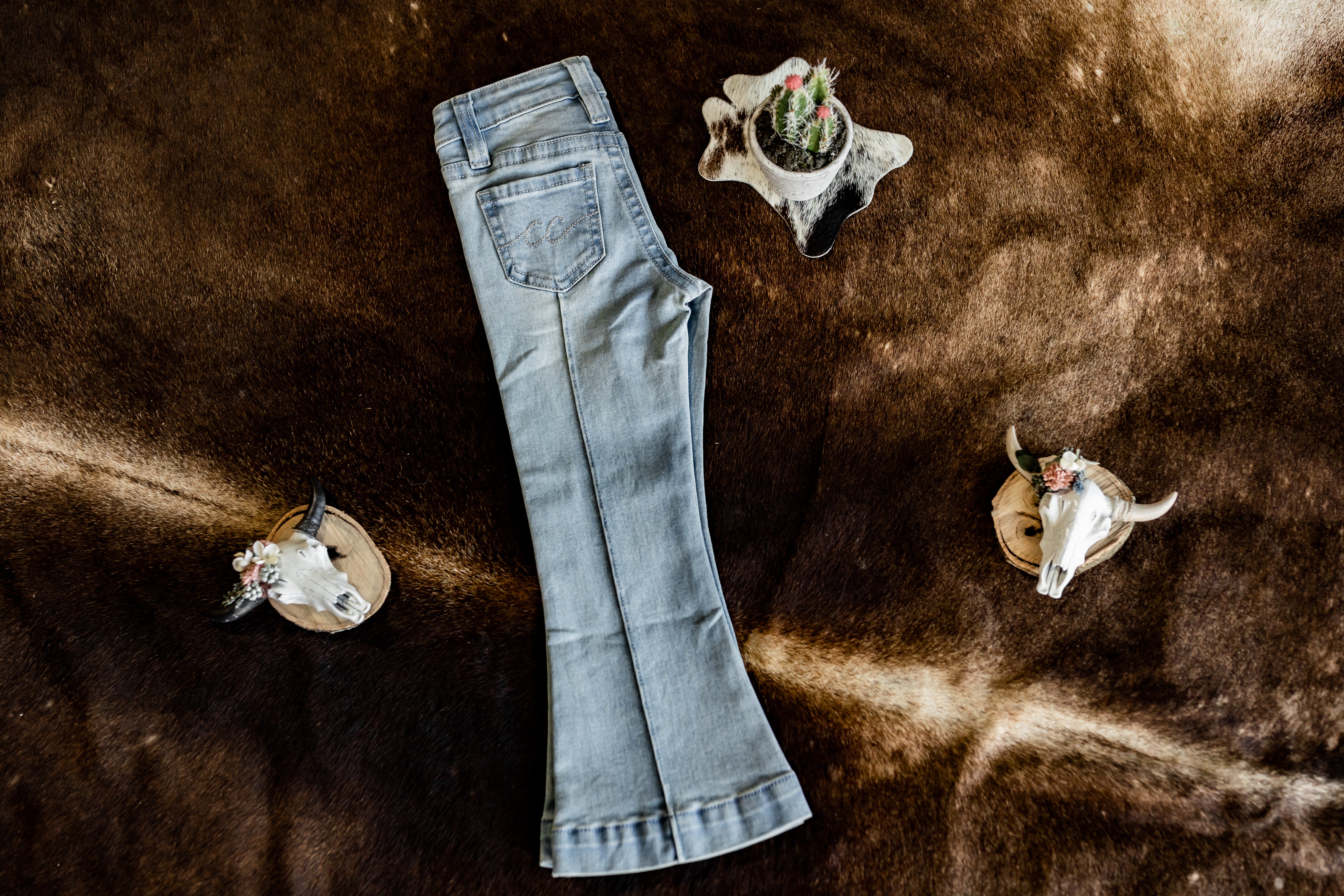 CC Toddler Girl Trouser Jean Light Wash
